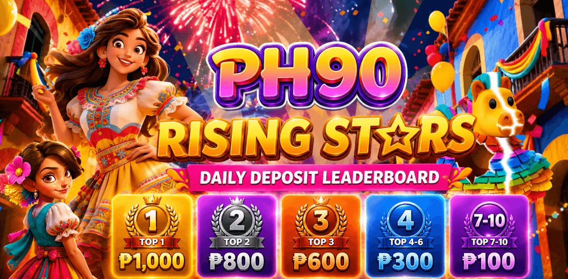Earn up to 1.2% daily unlimited turnover rebates and weekly loss cashback on Ph90
